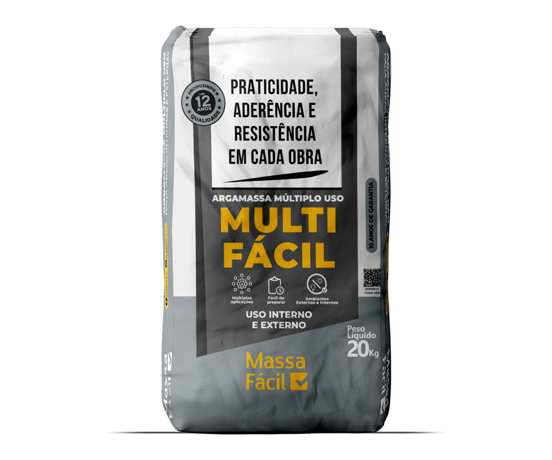 Multi Fácil - Argamassa Múltiplo Uso - 20kg